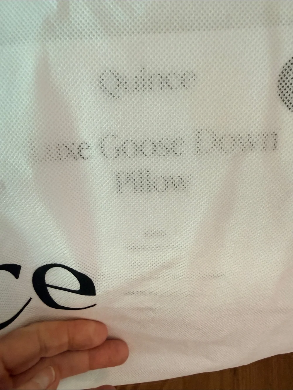 Quince Goose Down Medium/Firm King-Size Pillow #5